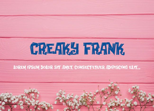 Creaky Frank example
